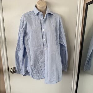 Michael Kors Light Blue Casual Button Down Shirt M